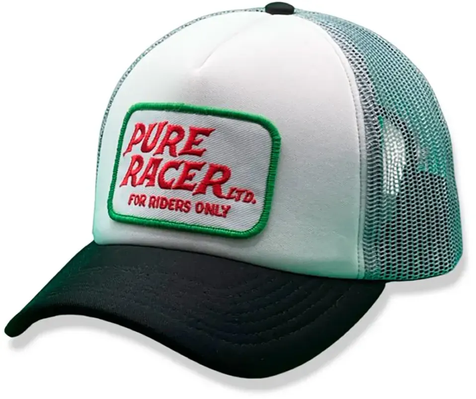 Pure Racer Electric Kappe - White / Black / Grey - ONE SIZE: