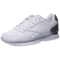 Reebok Herren Royal Glide Ripple Clip Sneaker, White/Silver Met./White, 38.5 EU