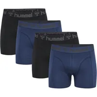 hummel Marston Boxershorts 4 Einheiten - Black / Insigina Blue - M