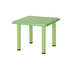 Kindertisch  Kindersitzgruppe , grün , Maße (cm): B: 62 H: 50,5 T: 62