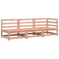 vidaXL Gartensofa 3-Sitzer Massivholz Douglasie