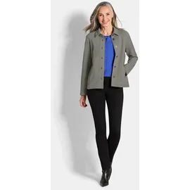 GOLDNER Lässige Baumwolljacke, Pepitamuster in grau / gemustert), | Gr.: 52