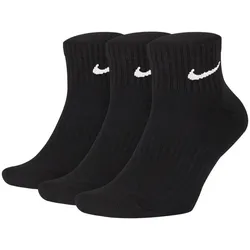 Nike Unisex Everyday Cushion Training Socks (3Paar) schwarz