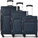 Wenger Beaumont Koffer-Set 3-tlg. blau