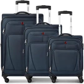 Wenger Beaumont Koffer-Set 3-tlg. blau