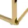 Beliani Couchtisch Emporia Weiß Gold 100 x 40 x 50 cm