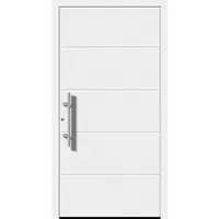 Aluminium-Haustür Moderno M470/B 110 x 210 cm Weiß Anschlag Links