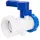 Bradas IBC Klappenventil S60x6 Innengewinde & Außengewinde IBCS60F-BTVS60M