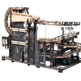 ROBOTIME - 3D-Murmelbahn-Puzzle Stadt der Hindernisse - Braun/Grau