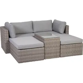 Greemotion Palma Lounge-Set braun/grau