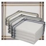 Betz Stofftaschentücher - Herrentaschentücher - Männertaschentücher aus 100% Baumwolle - 40x40 cm - Leo 2 - Dessin 4 - 40 x 40 cm