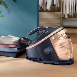 Philips PerfectCare Dampfbügelstation 7000 Series Dunkelblau/Grau