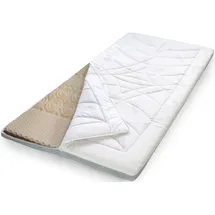Stendebach Topper Softtop Luxus TENCEL Kaltschaum 200 x 220 cm grau