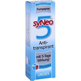 syNeo Cosmetics 5 Antitranspirant Unisex Pumpspray 30 ml