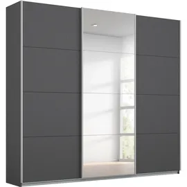 Rauch Schwebetürenschrank KOLUNA mit Spiegel 203 x 210 x 62 cm grau