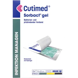 BSN Medical Sorbact Gel Kompressen 15 x 20 cm 6 St.