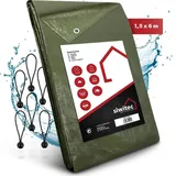 siwitec Abdeckplane 1,5 x 6 m Grün