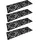 Buri Stufenmatte 76,3 x 25,5 cm Schwarz