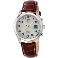 Ett Eco Tech Time  Uhr EGS-11333-60L  in Silbern, Einheitsgrösse