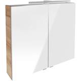 Fackelmann LED-Spiegelschrank B.Brillant asteiche 80 x 68 x 15,8 cm