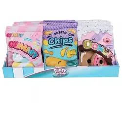 Fluffy Plüsch-Snacks – 17 cm, verschiedene Sorten