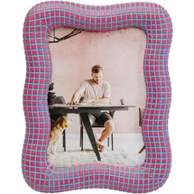 Kare Bilderrahmen Wavy Pink 18x24 cm 2er Set