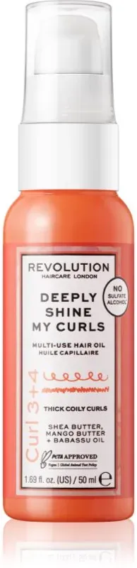Revolution Haircare My Curls 3+4 Deeply Shine My Curls Multifunktionsöl Lockenpflege für lockiges Haar 50 ml