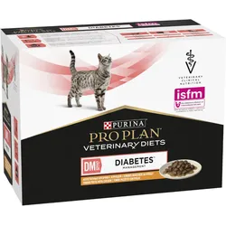 PURINA PRO PLAN VD DM St/Ox Diabetes Management 10x85g mit Huhn