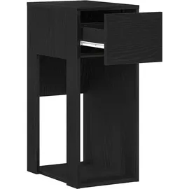 vidaXL Computerschrank mit Schublade Schwarz 30x44x74 cm