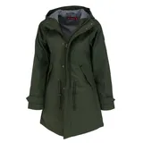 DERBE Traveby Regenjacke Damen Oliv Grün 38