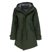 DERBE Traveby Regenjacke Damen Oliv Grün 38