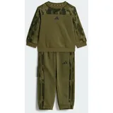 adidas Seasonal Essentials Camo Trainingsanzug Grün 104
