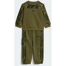 adidas Seasonal Essentials Camo Trainingsanzug Grün 104