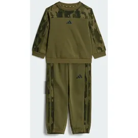 adidas Seasonal Essentials Camo Trainingsanzug Grün 104