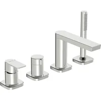 Hansa Fertigmontageset HANSASTELA 4-Loch-Wann- + Br-EHM, Drehumst., chr