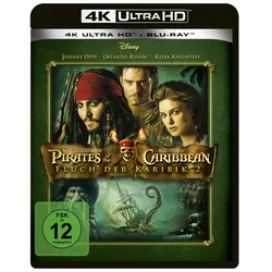 Pirates of the Caribbean - Fluch der Karibik 2 (4K Ultra HD) (+ Blu-ray 2D) | Zustand: Neu & original versiegelt