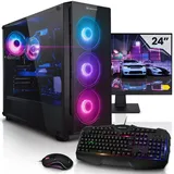 Megaport Komplett Set Gaming PC - RTX3060 12GB - Intel Core i5-10400F - 16GB DDR4 - 1TB M.2 SSD - Windows 11 - 1005-DE