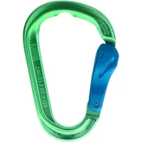 Austrialpin HMS Rondo Alu Slide-Autolock HMS-Karabiner Grün/Türkis