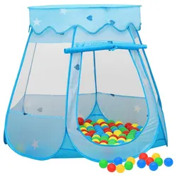 Kinder-Spielzelt Blau 102x102x82 cm