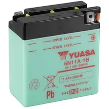 YUASA BATTERIE 6N11A-1B offen ohne Saeure 122* 62 * 131 mm