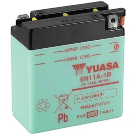 YUASA BATTERIE 6N11A-1B offen ohne Saeure 122* 62 * 131 mm