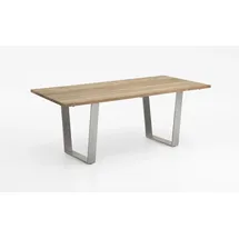 Niehoff Noah Gartentisch 160 x 95 x 76 cm Teak/silber