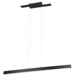 Hängelampe Deckenleuchte Pendellampe LED Dimmbar Metall Schwarz B 115,5 cm