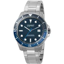 Esprit ES1G303M0075 Hudson Uhr Herrenuhr Edelstahl Datum Silber