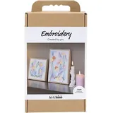 Creativ Company Kreativ Set Stickereien, Bilder, Pastellfarben