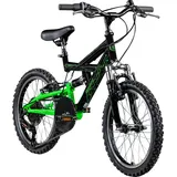 Galano FS180 18 Zoll ab 5 Jahre115 - 130 cm Mountainbike Fully 6 Gänge