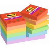 Post-it Post-it® Playful Haftnotizen extrastark farbsortiert 12 Blöcke