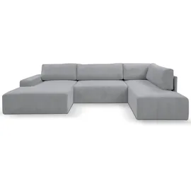 werk2 Wohnlandschaft »Rotterdam-U U-Form«, Design Wohnlandschaft in Cord mit Schlaffunktion & Bettkasten