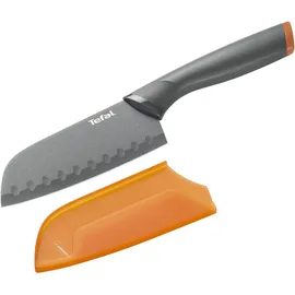 Tefal Fresh Kitchen Santokumesser 12 cm grau/orange