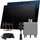 sunniva Balkonkraftwerk Full Black Bifazial 800 W inkl. 2 x 500 W N-Typ Glas-Glas Bifacial Module